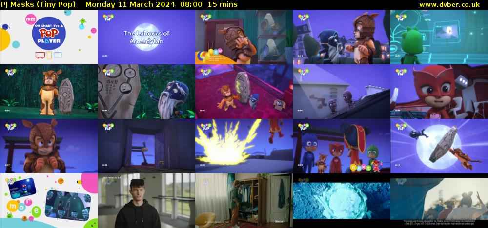 PJ Masks (Tiny Pop) Monday 11 March 2024 08:00 - 08:15