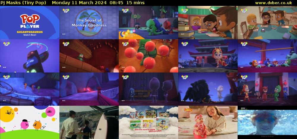 PJ Masks (Tiny Pop) Monday 11 March 2024 08:45 - 09:00