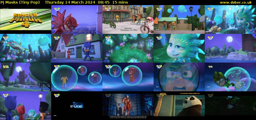PJ Masks (Tiny Pop) Thursday 14 March 2024 08:45 - 09:00