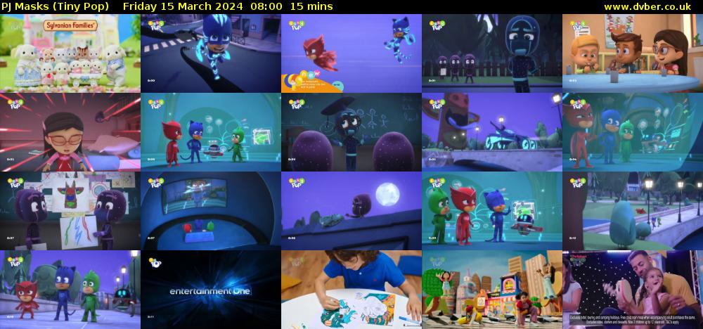 PJ Masks (Tiny Pop) Friday 15 March 2024 08:00 - 08:15