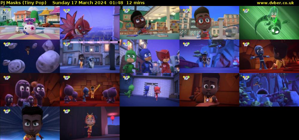 PJ Masks (Tiny Pop) Sunday 17 March 2024 01:48 - 02:00