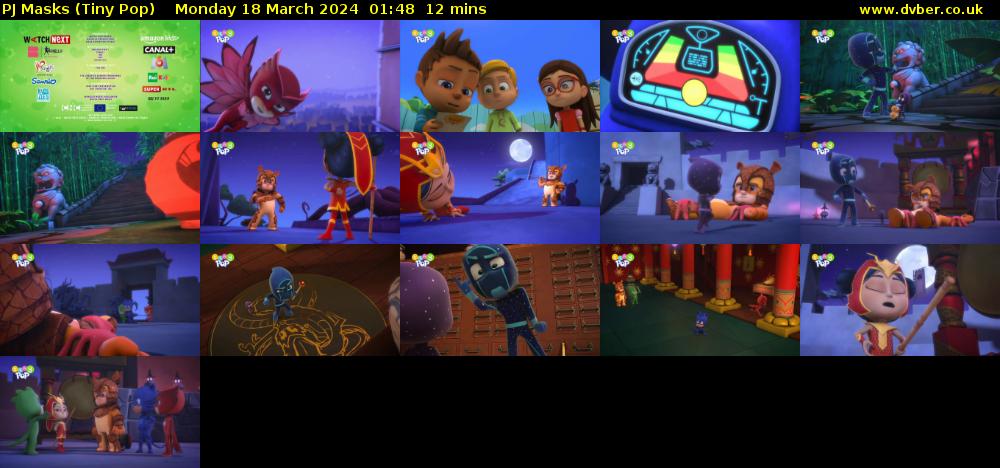 PJ Masks (Tiny Pop) Monday 18 March 2024 01:48 - 02:00