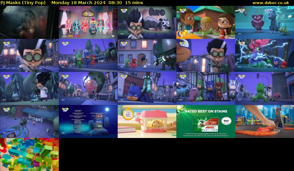 PJ Masks (Tiny Pop) Monday 18 March 2024 08:30 - 08:45
