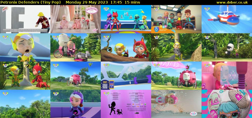 Petronix Defenders (Tiny Pop) Monday 29 May 2023 17:45 - 18:00