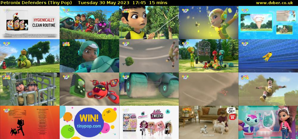 Petronix Defenders (Tiny Pop) Tuesday 30 May 2023 17:45 - 18:00
