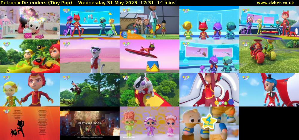 Petronix Defenders (Tiny Pop) Wednesday 31 May 2023 17:31 - 17:45