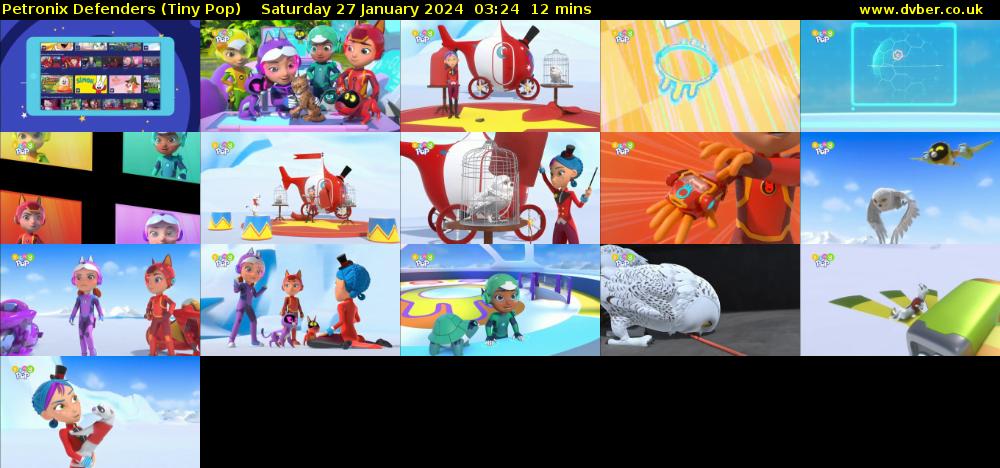 Petronix Defenders (Tiny Pop) Saturday 27 January 2024 03:24 - 03:36