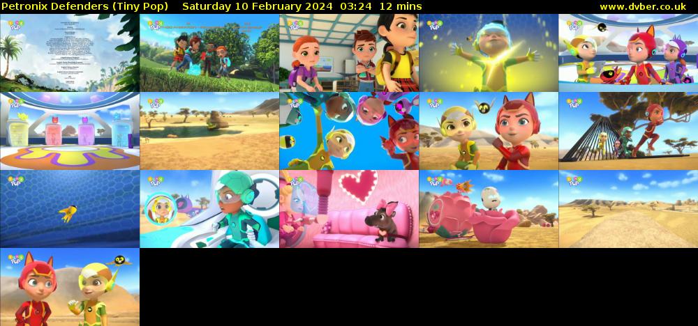 Petronix Defenders (Tiny Pop) Saturday 10 February 2024 03:24 - 03:36