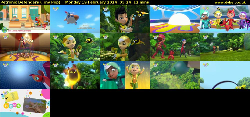 Petronix Defenders (Tiny Pop) Monday 19 February 2024 03:24 - 03:36