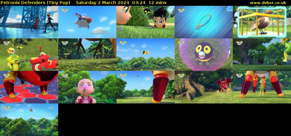 Petronix Defenders (Tiny Pop) Saturday 2 March 2024 03:24 - 03:36