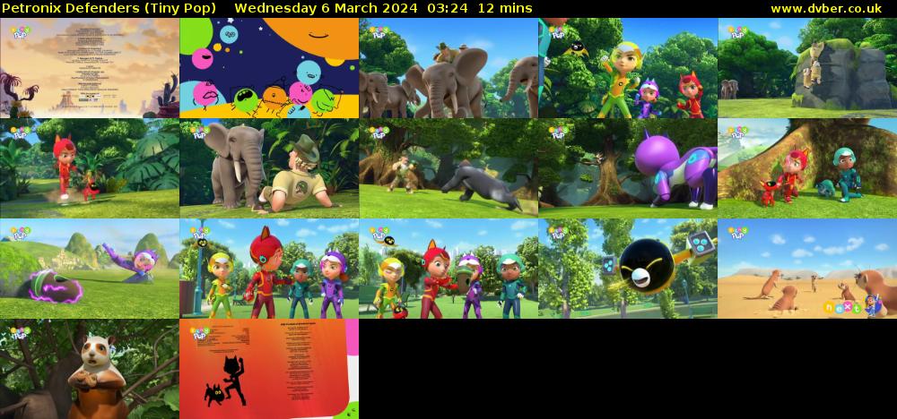 Petronix Defenders (Tiny Pop) Wednesday 6 March 2024 03:24 - 03:36