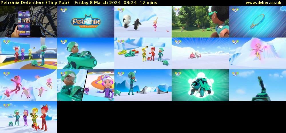 Petronix Defenders (Tiny Pop) Friday 8 March 2024 03:24 - 03:36