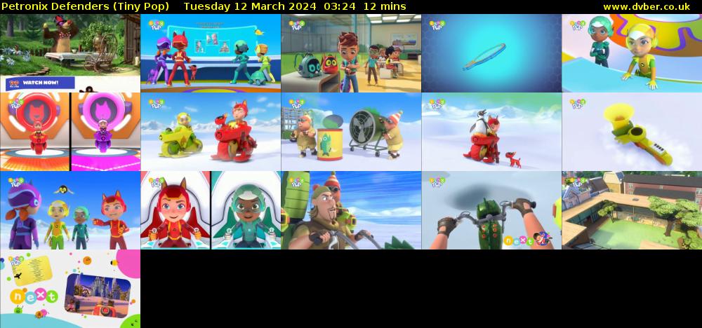 Petronix Defenders (Tiny Pop) Tuesday 12 March 2024 03:24 - 03:36