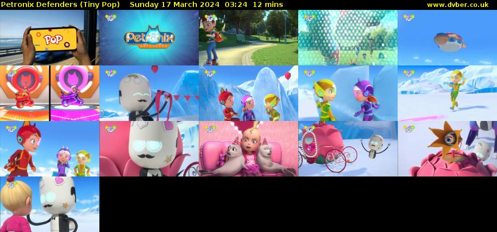 Petronix Defenders (Tiny Pop) Sunday 17 March 2024 03:24 - 03:36