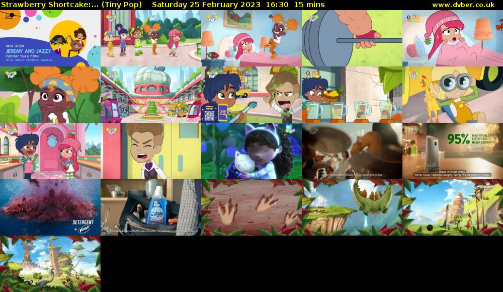 Strawberry Shortcake:... (Tiny Pop) Saturday 25 February 2023 16:30 - 16:45