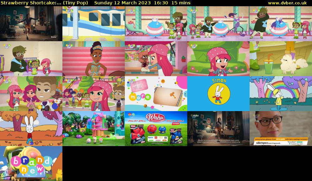 Strawberry Shortcake:... (Tiny Pop) Sunday 12 March 2023 16:30 - 16:45