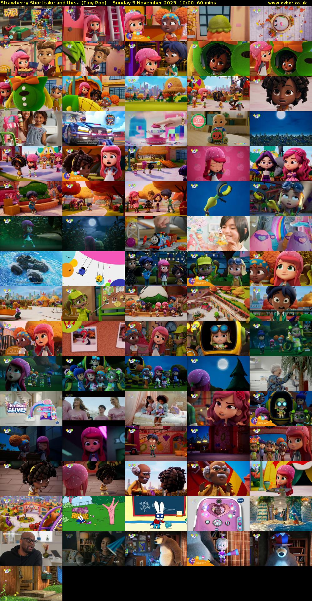 Strawberry Shortcake and the... (Tiny Pop) Sunday 5 November 2023 10:00 - 11:00