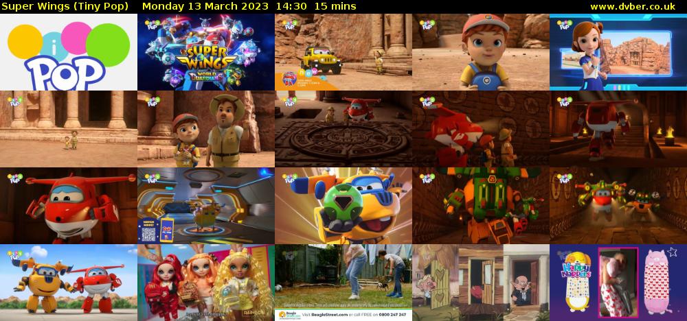 Super Wings (Tiny Pop) Monday 13 March 2023 14:30 - 14:45