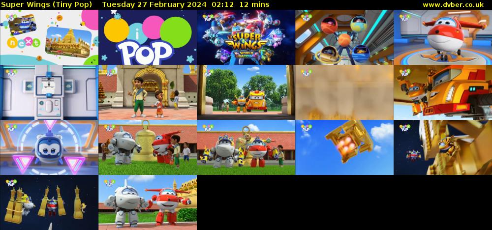 Super Wings (Tiny Pop) Tuesday 27 February 2024 02:12 - 02:24