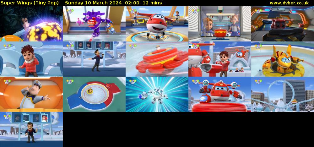 Super Wings (Tiny Pop) Sunday 10 March 2024 02:00 - 02:12