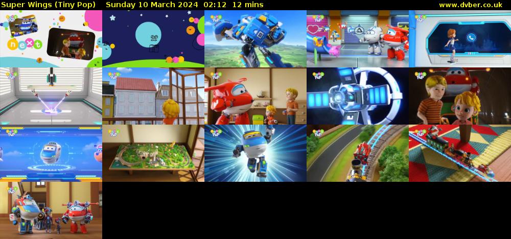 Super Wings (Tiny Pop) Sunday 10 March 2024 02:12 - 02:24