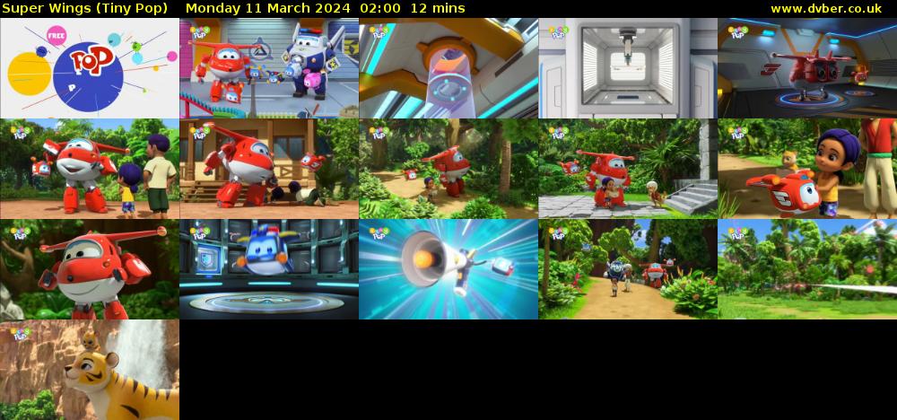 Super Wings (Tiny Pop) Monday 11 March 2024 02:00 - 02:12