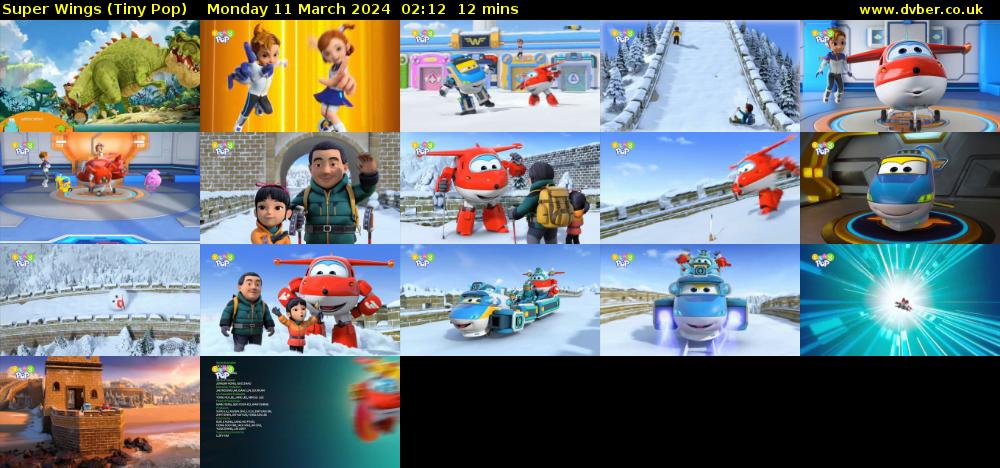 Super Wings (Tiny Pop) Monday 11 March 2024 02:12 - 02:24