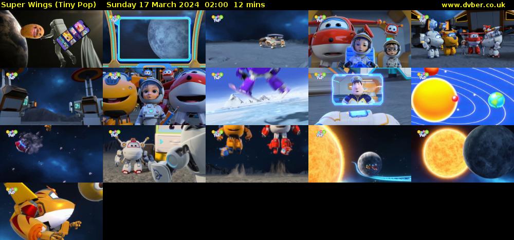 Super Wings (Tiny Pop) Sunday 17 March 2024 02:00 - 02:12