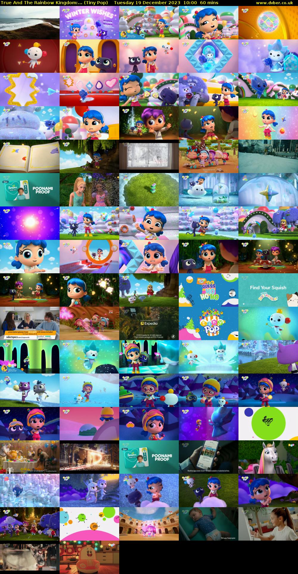 True And The Rainbow Kingdom:... (Tiny Pop) Tuesday 19 December 2023 10:00 - 11:00