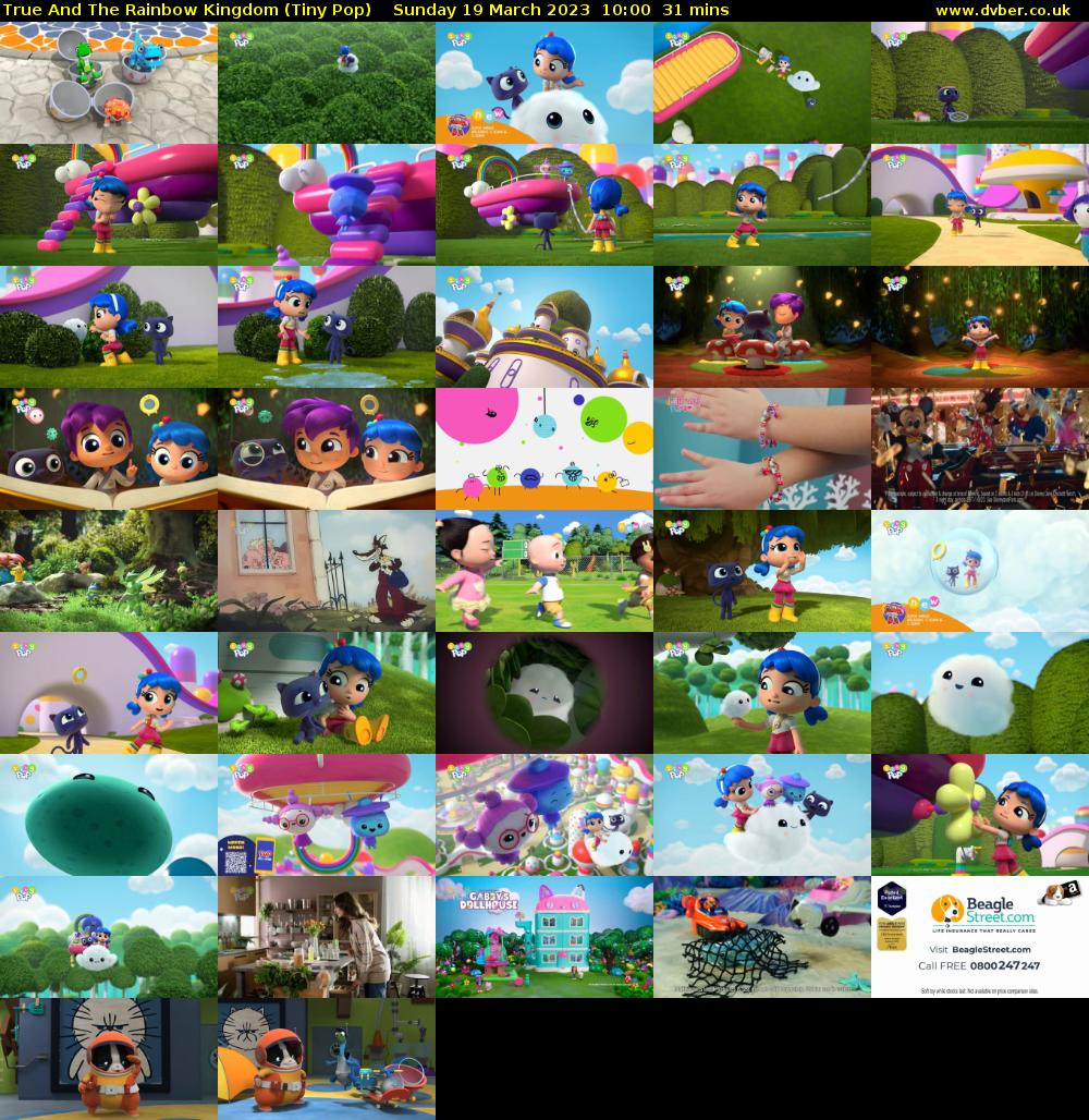 True And The Rainbow Kingdom (Tiny Pop) Sunday 19 March 2023 10:00 - 10:31