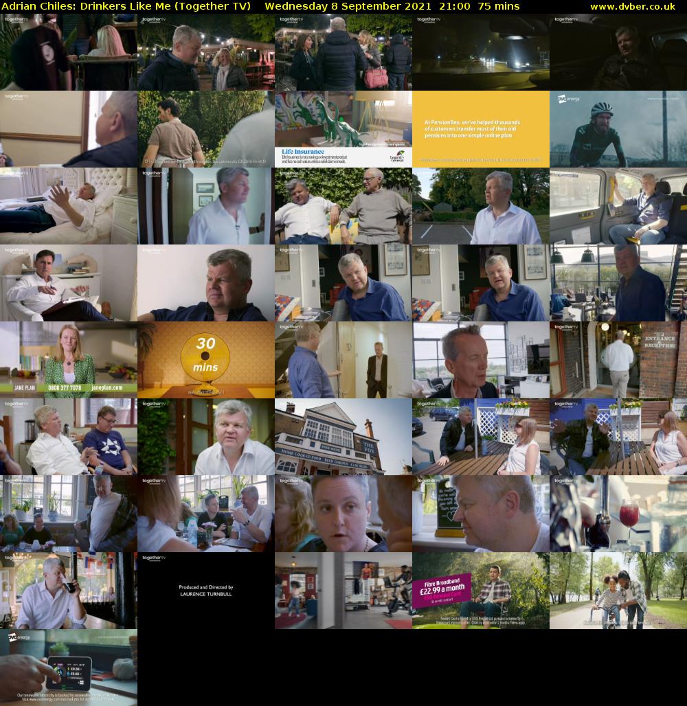 Adrian Chiles: Drinkers Like Me (Together TV) Wednesday 8 September 2021 22:00 - 23:15