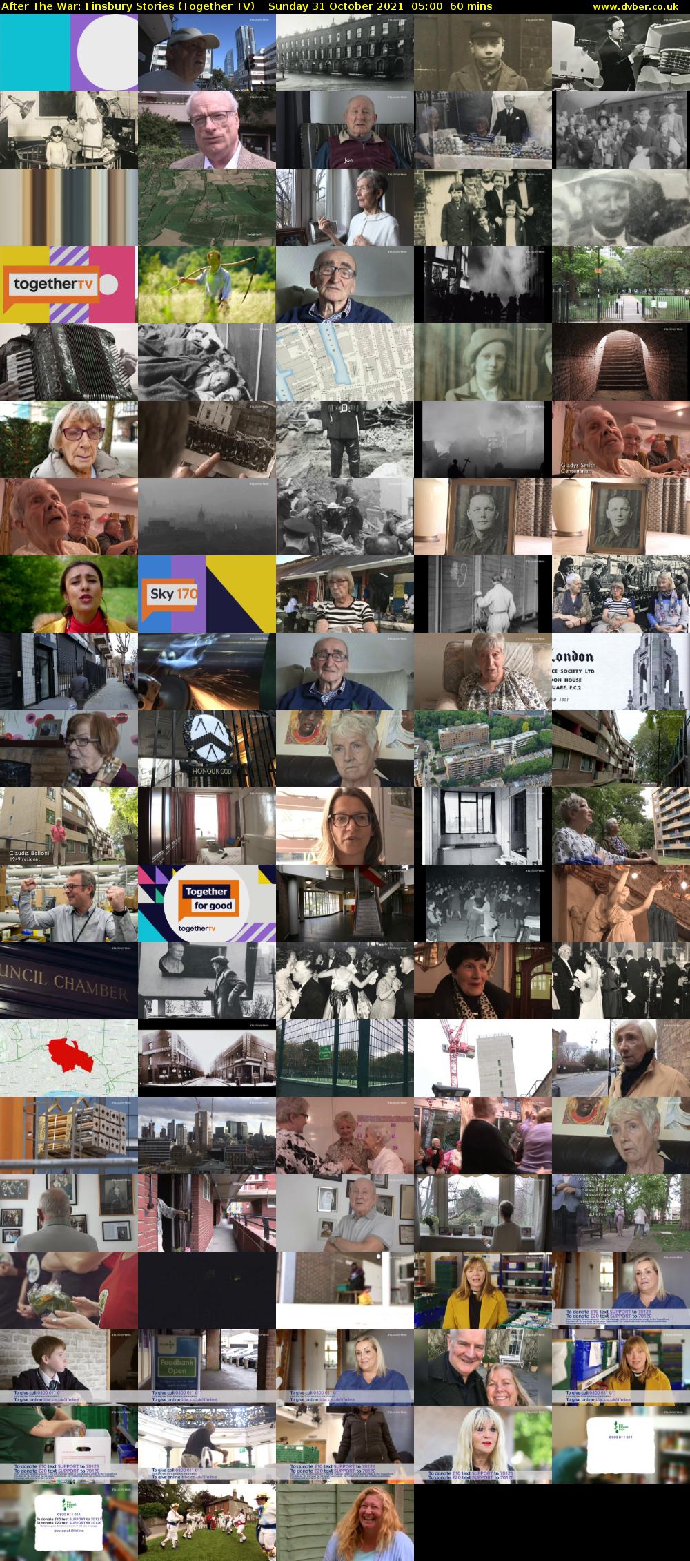 After The War: Finsbury Stories (Together TV) Sunday 31 October 2021 05:00 - 06:00
