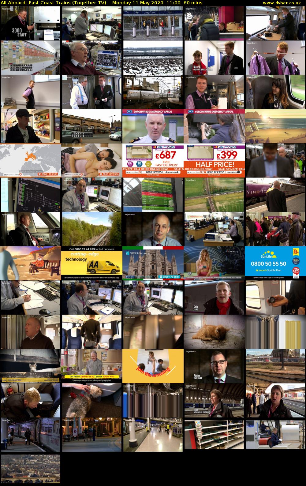 All Aboard: East Coast Trains (Together TV) Monday 11 May 2020 11:00 - 12:00