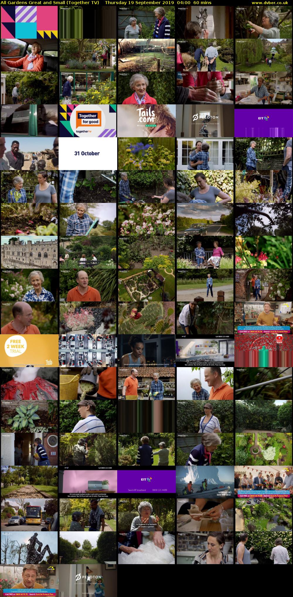 All Gardens Great and Small (Together TV) Thursday 19 September 2019 04:00 - 05:00