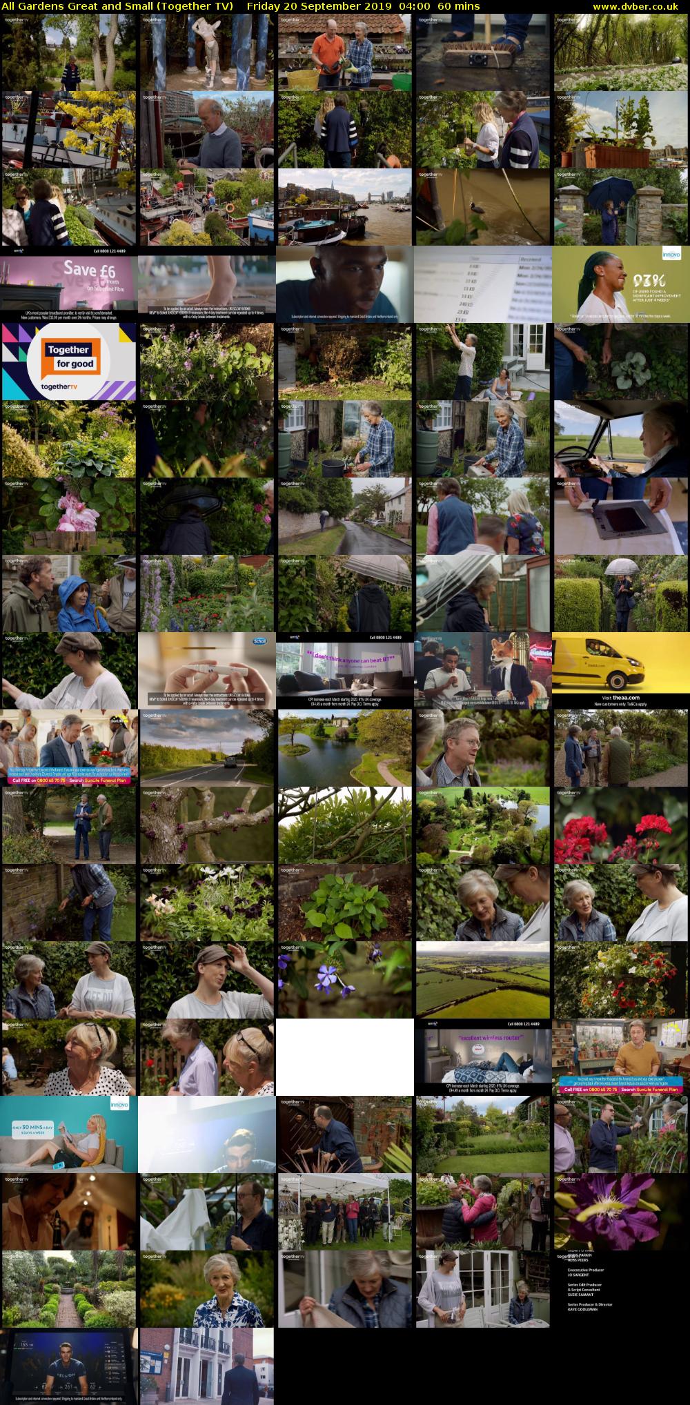 All Gardens Great and Small (Together TV) Friday 20 September 2019 04:00 - 05:00