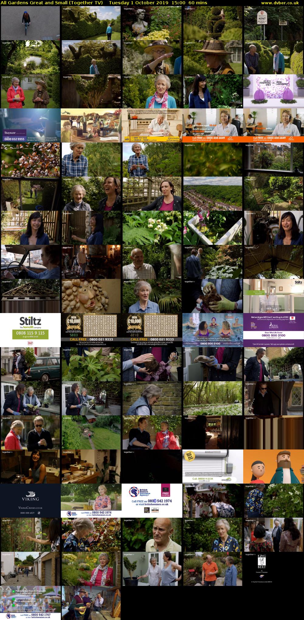 All Gardens Great and Small (Together TV) Tuesday 1 October 2019 15:00 - 16:00