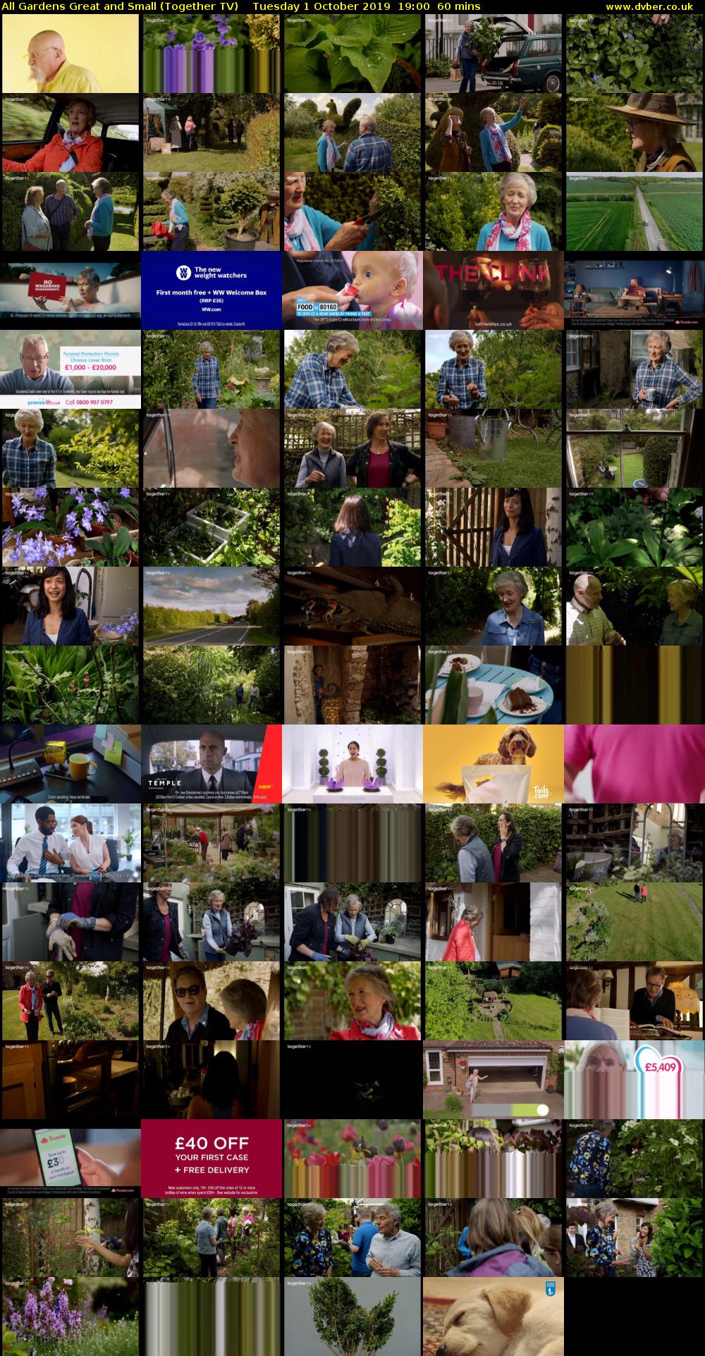 All Gardens Great and Small (Together TV) Tuesday 1 October 2019 19:00 - 20:00