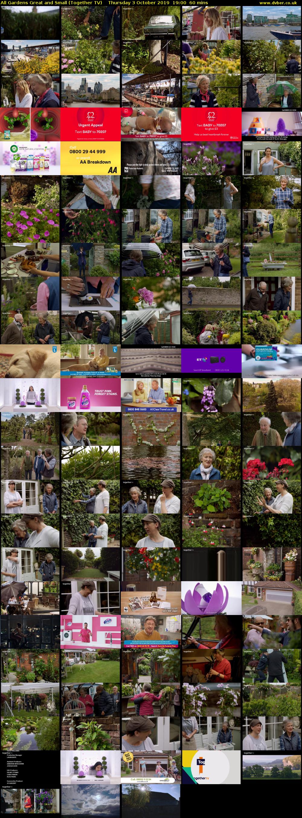 All Gardens Great and Small (Together TV) Thursday 3 October 2019 19:00 - 20:00
