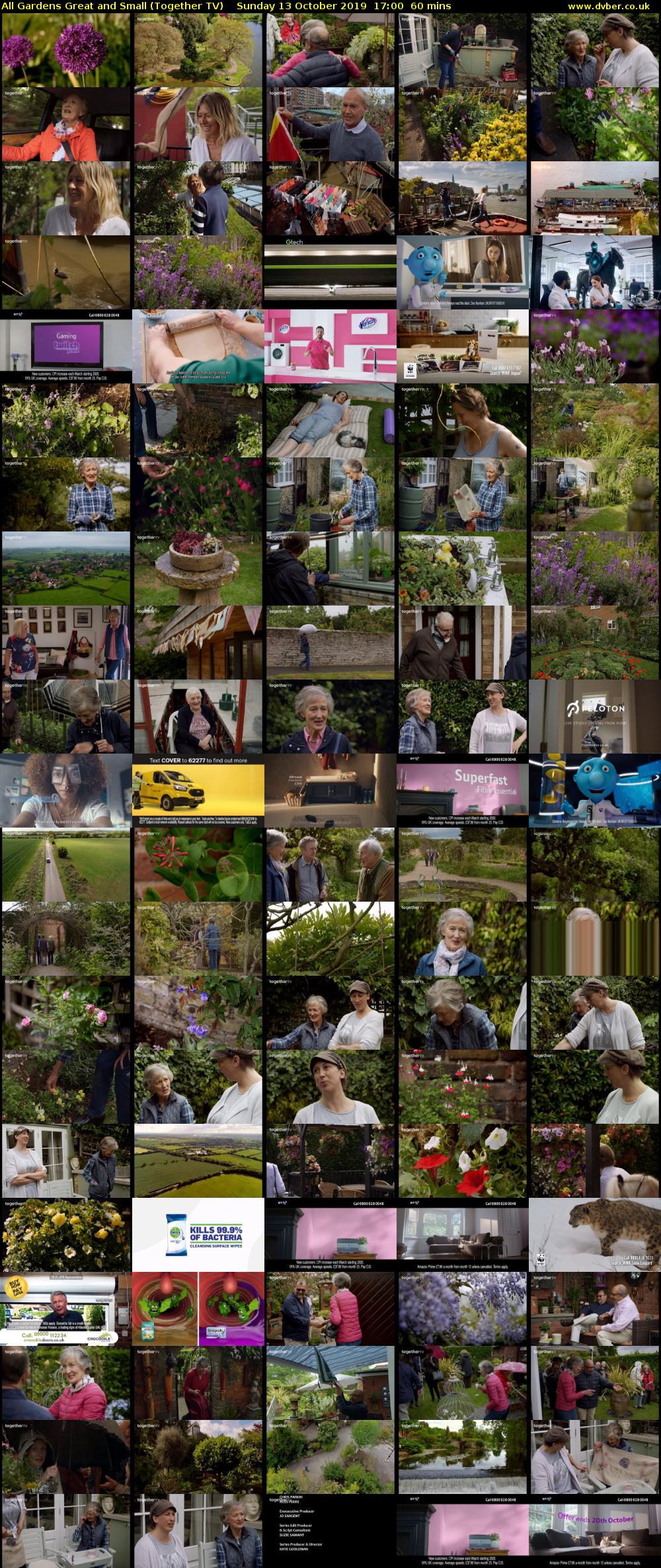 All Gardens Great and Small (Together TV) Sunday 13 October 2019 17:00 - 18:00