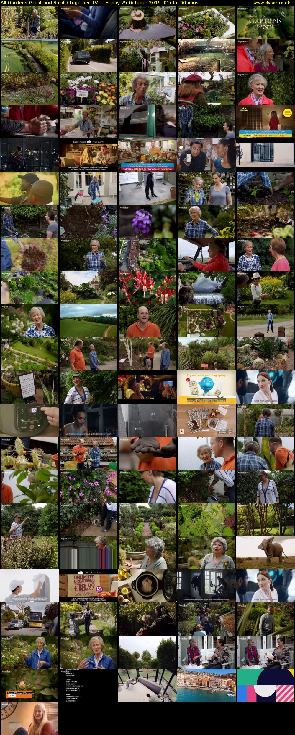 All Gardens Great and Small (Together TV) Friday 25 October 2019 01:45 - 02:45