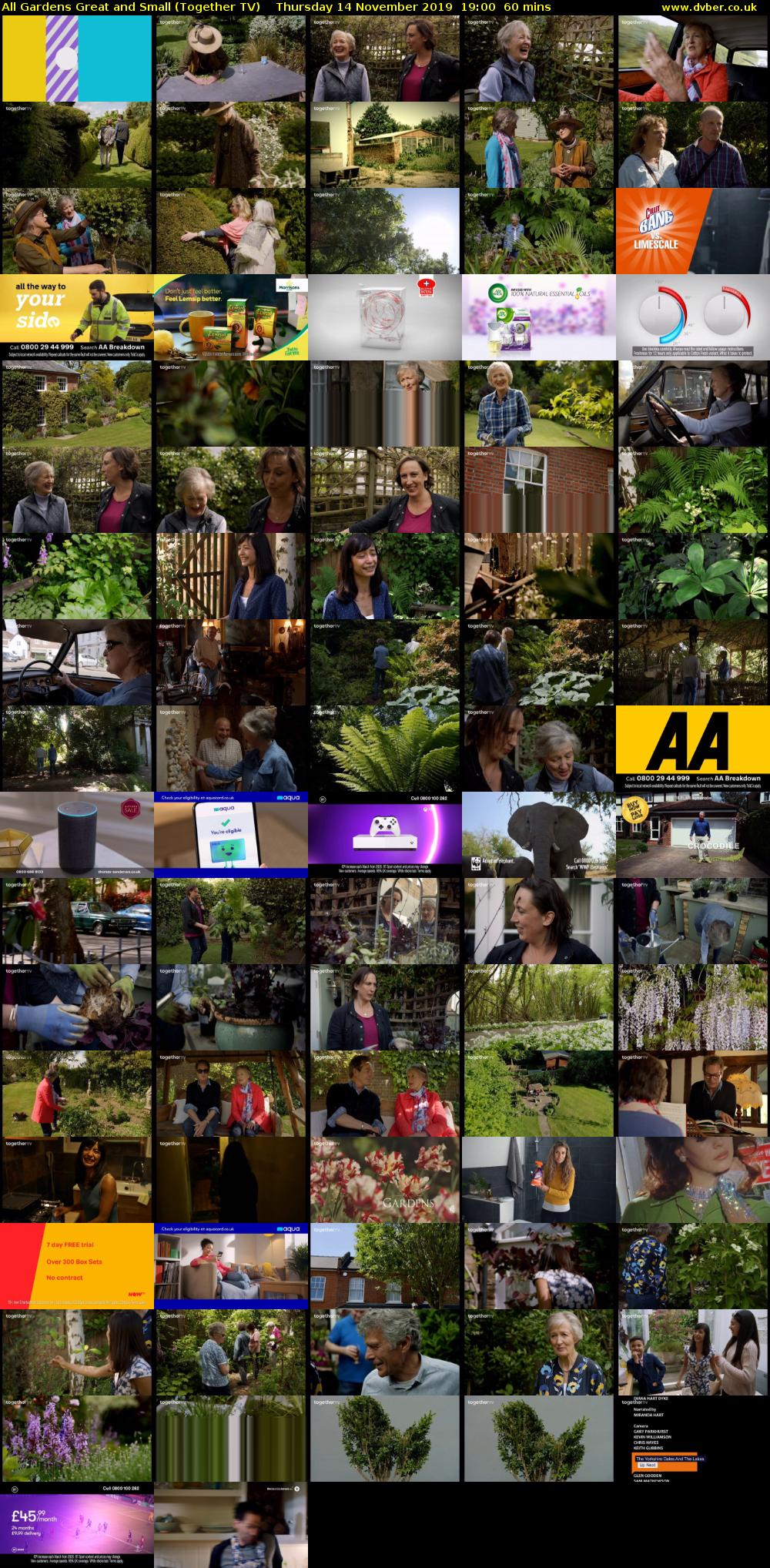 All Gardens Great and Small (Together TV) Thursday 14 November 2019 19:00 - 20:00