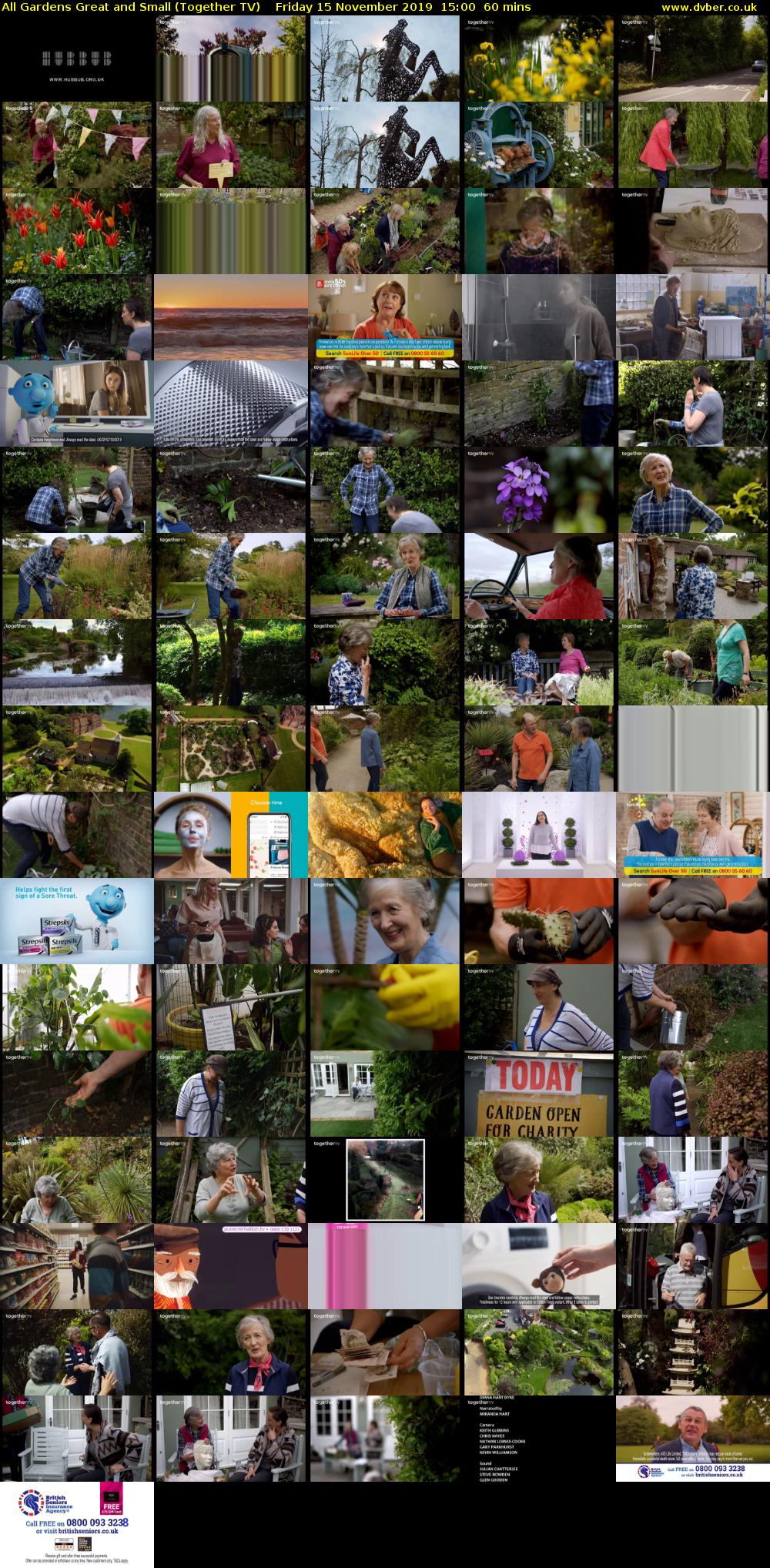All Gardens Great and Small (Together TV) Friday 15 November 2019 15:00 - 16:00