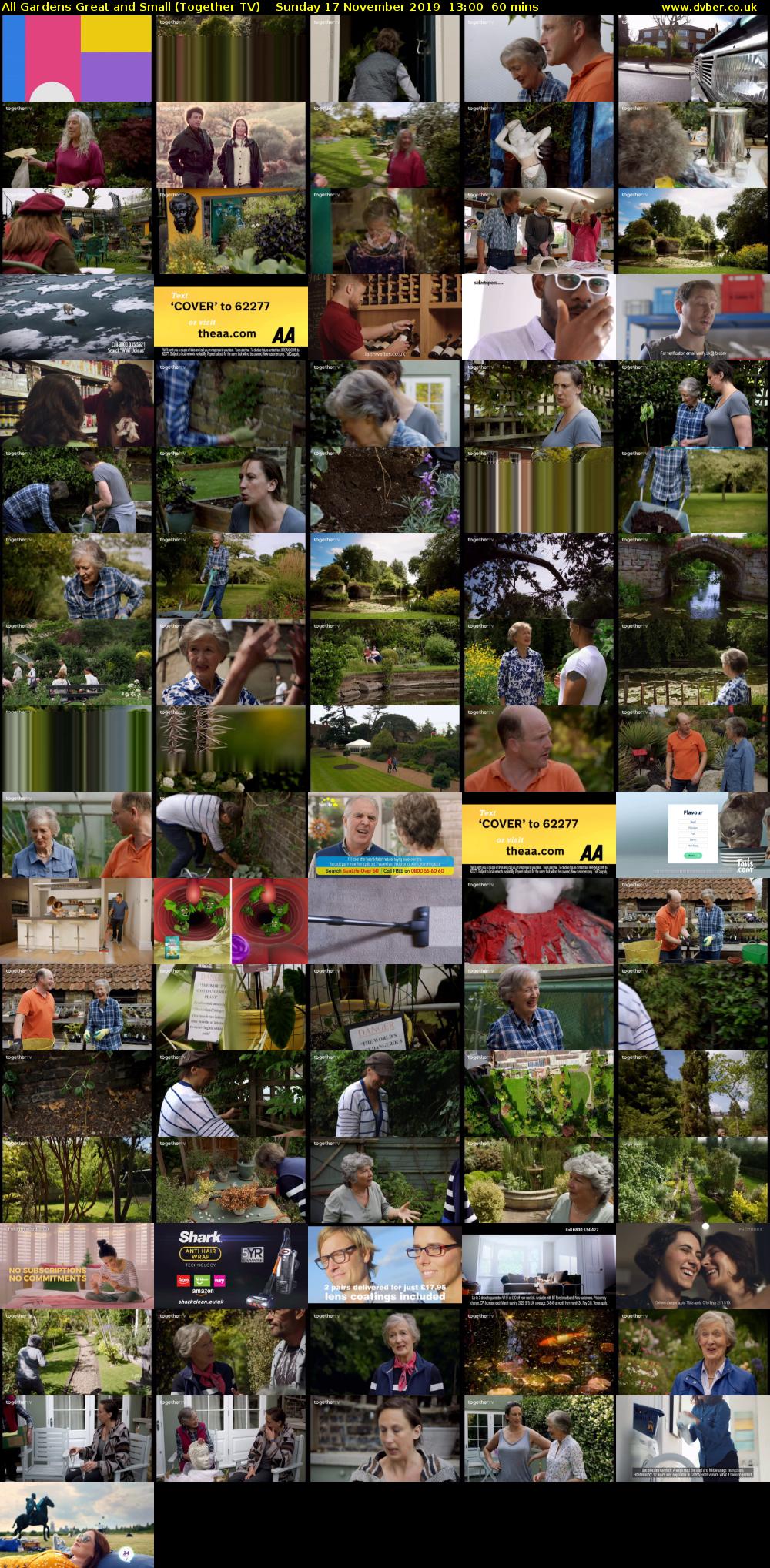 All Gardens Great and Small (Together TV) Sunday 17 November 2019 13:00 - 14:00