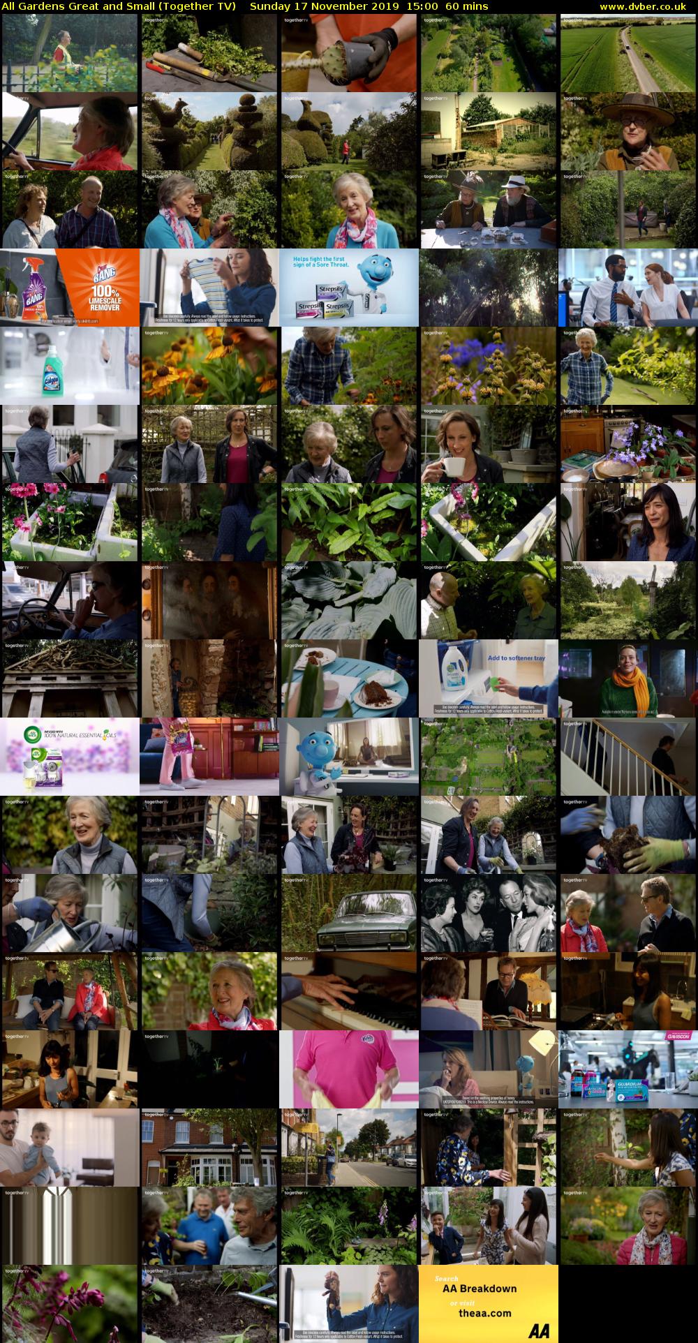 All Gardens Great and Small (Together TV) Sunday 17 November 2019 15:00 - 16:00