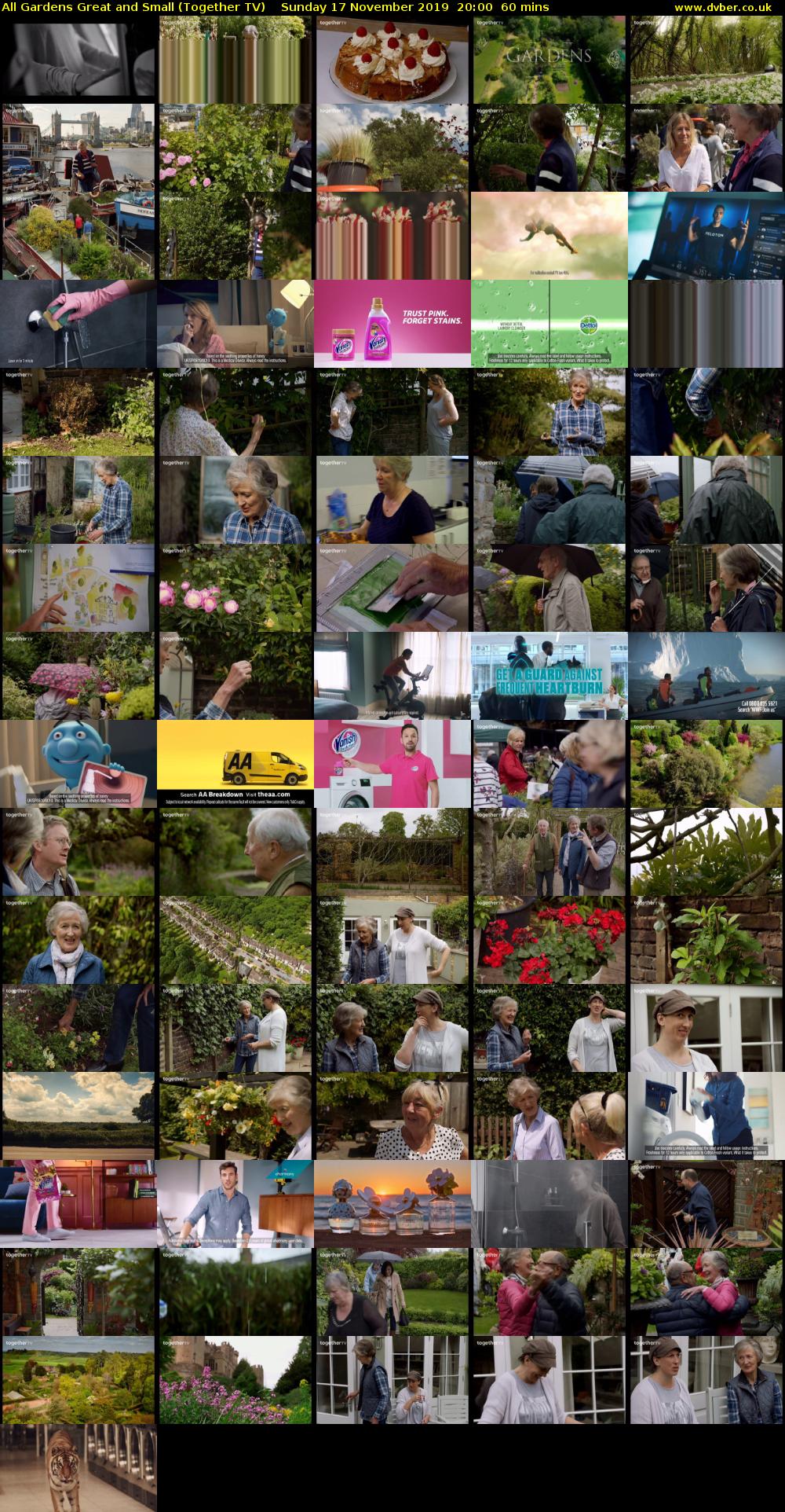 All Gardens Great and Small (Together TV) Sunday 17 November 2019 20:00 - 21:00