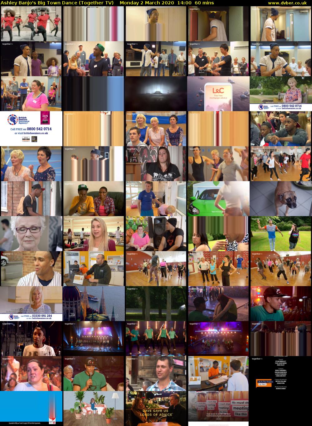 Ashley Banjo's Big Town Dance (Together TV) Monday 2 March 2020 14:00 - 15:00