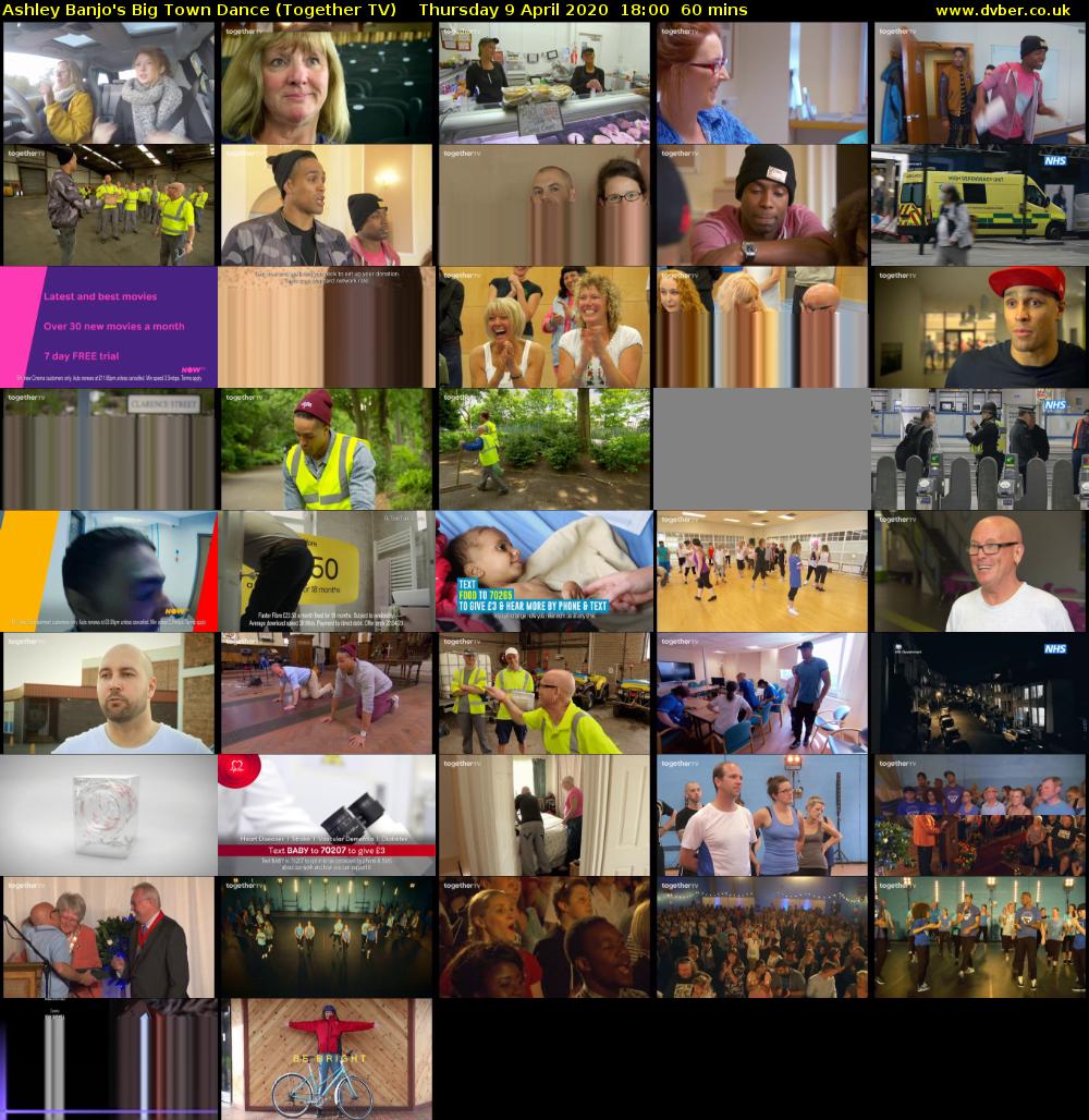 Ashley Banjo's Big Town Dance (Together TV) Thursday 9 April 2020 18:00 - 19:00