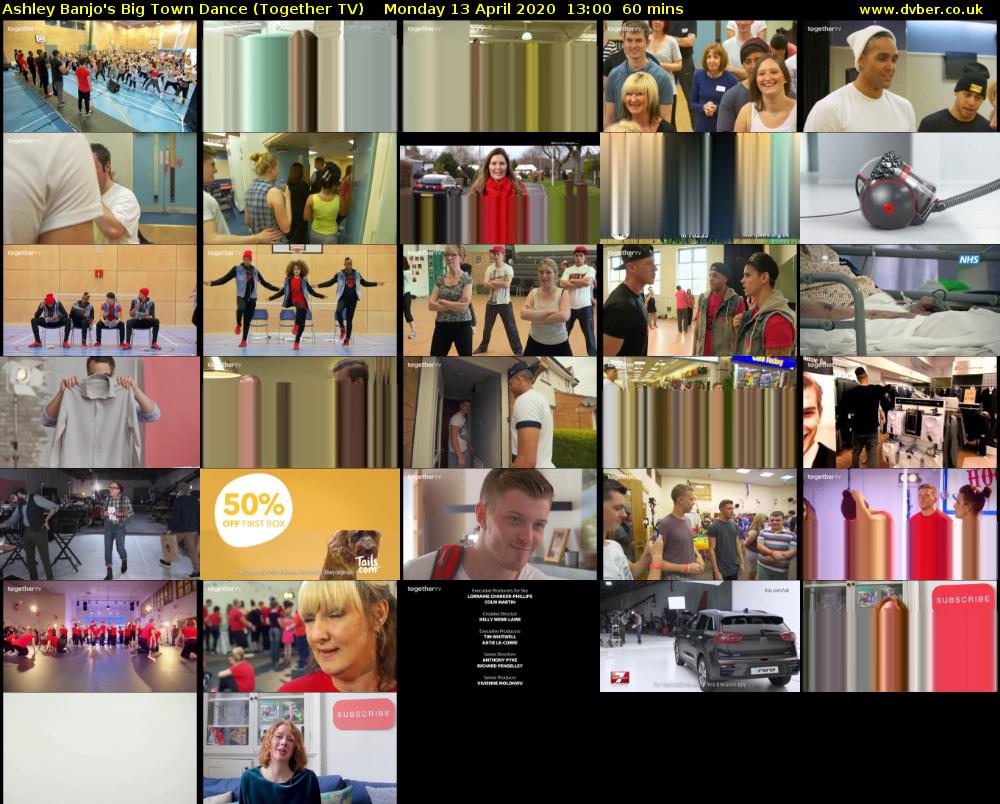 Ashley Banjo's Big Town Dance (Together TV) Monday 13 April 2020 13:00 - 14:00