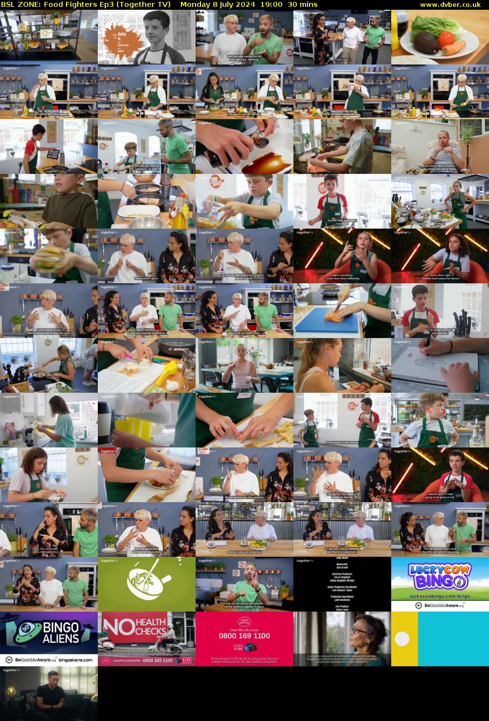 BSL ZONE: Food Fighters Ep3 (Together TV) Monday 8 July 2024 19:00 - 19:30