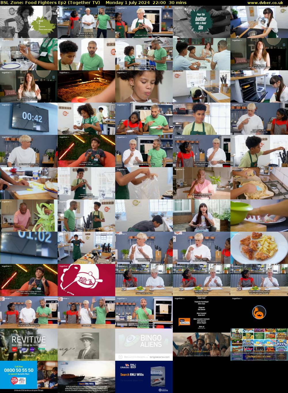 BSL Zone: Food Fighters Ep2 (Together TV) Monday 1 July 2024 22:00 - 22:30